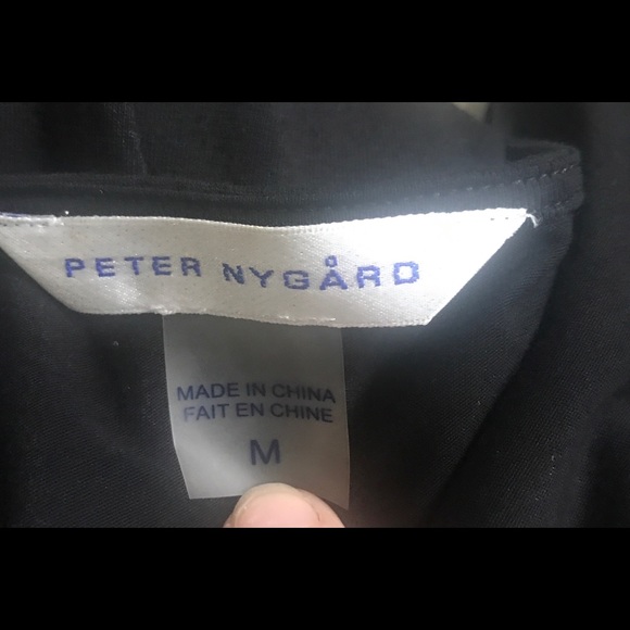 Peter nygard black comfy long angled dress (265) - Picture 10 of 14